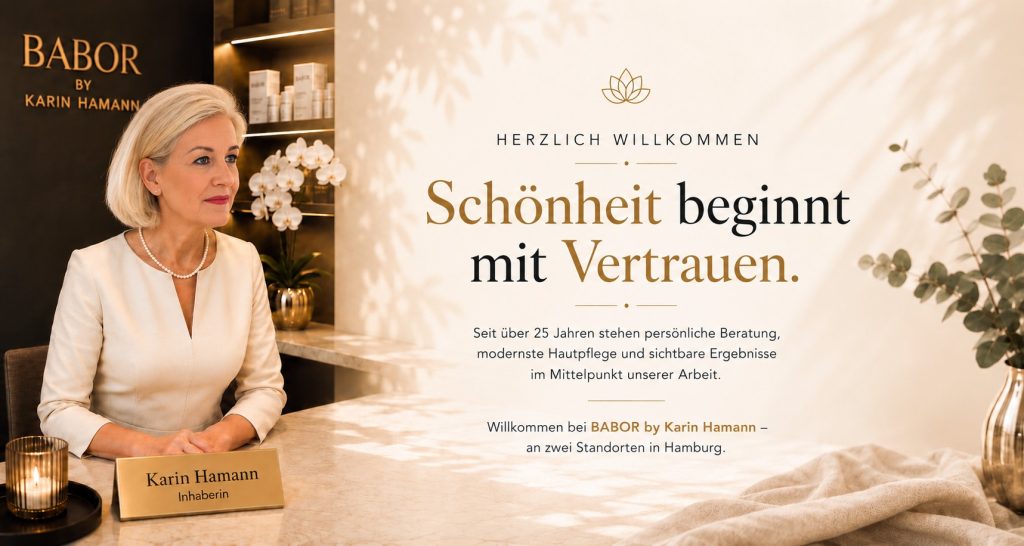 Karin Hamann im BABOR Beauty Spa bei der persönlichen Beratung in Hamburg